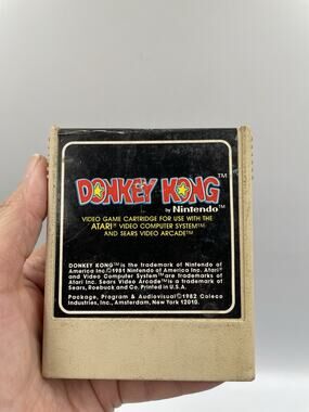 Vintage Donkey Kong (Atari 2600, 1982) Authentic Cartridge Only Nintendo Coleco